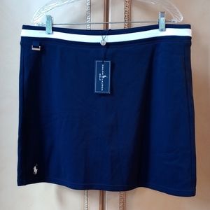 NEW Ralph Lauren PGA NAVY SKORT SZ XL